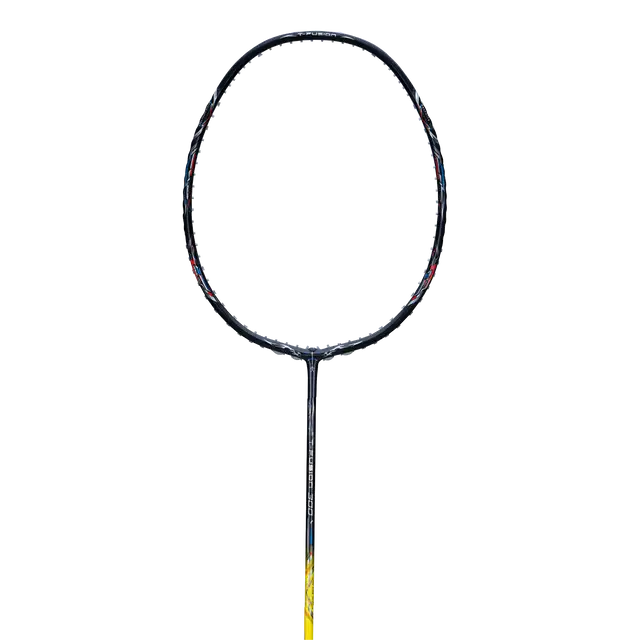 Hundred T-Fusion 300 5U Badminton Racket - Grey/Lime Badminton Rackets Hundred