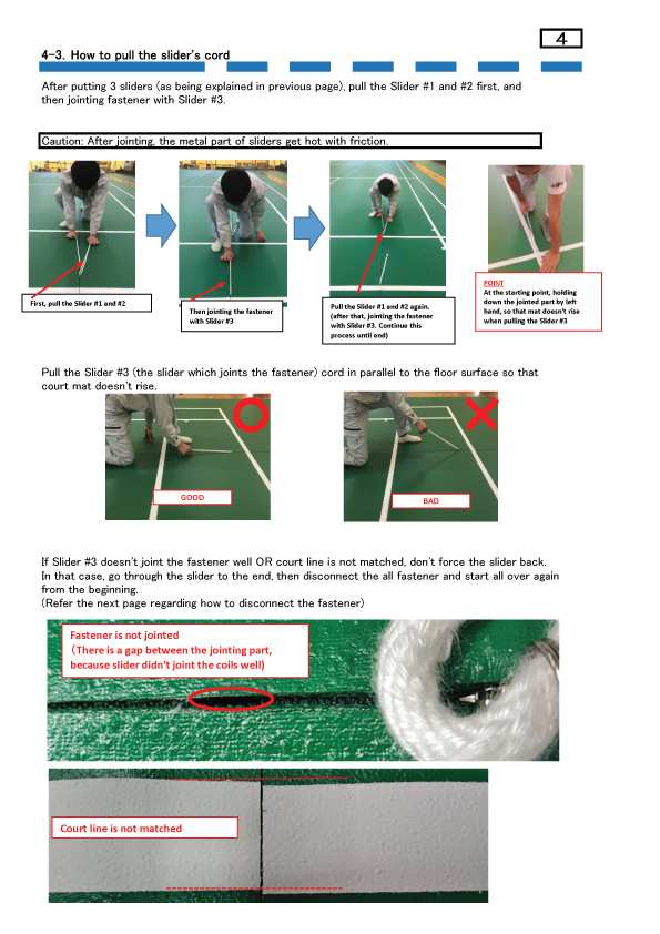 Yonex AC367 Badminton Court Mat Badminton Court Mat Yonex