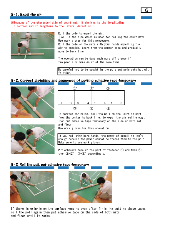 Yonex AC367 Badminton Court Mat Badminton Court Mat Yonex