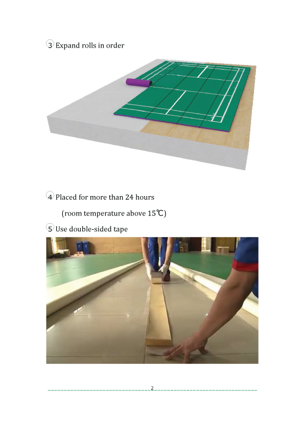 Yonex AC364EX Badminton Court Mat Accessories Yonex