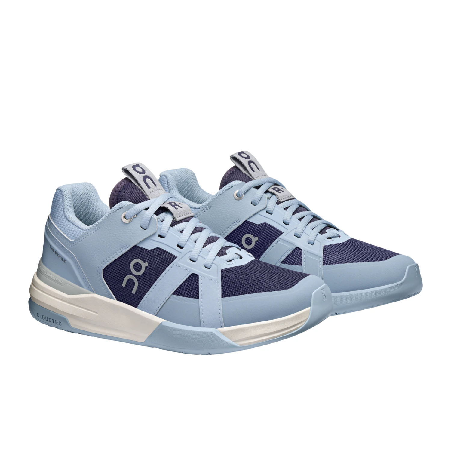 On THE ROGER Clubhouse Pro Tennis Shoes Women - Chambray/Midnight Tennis Shoes On Running