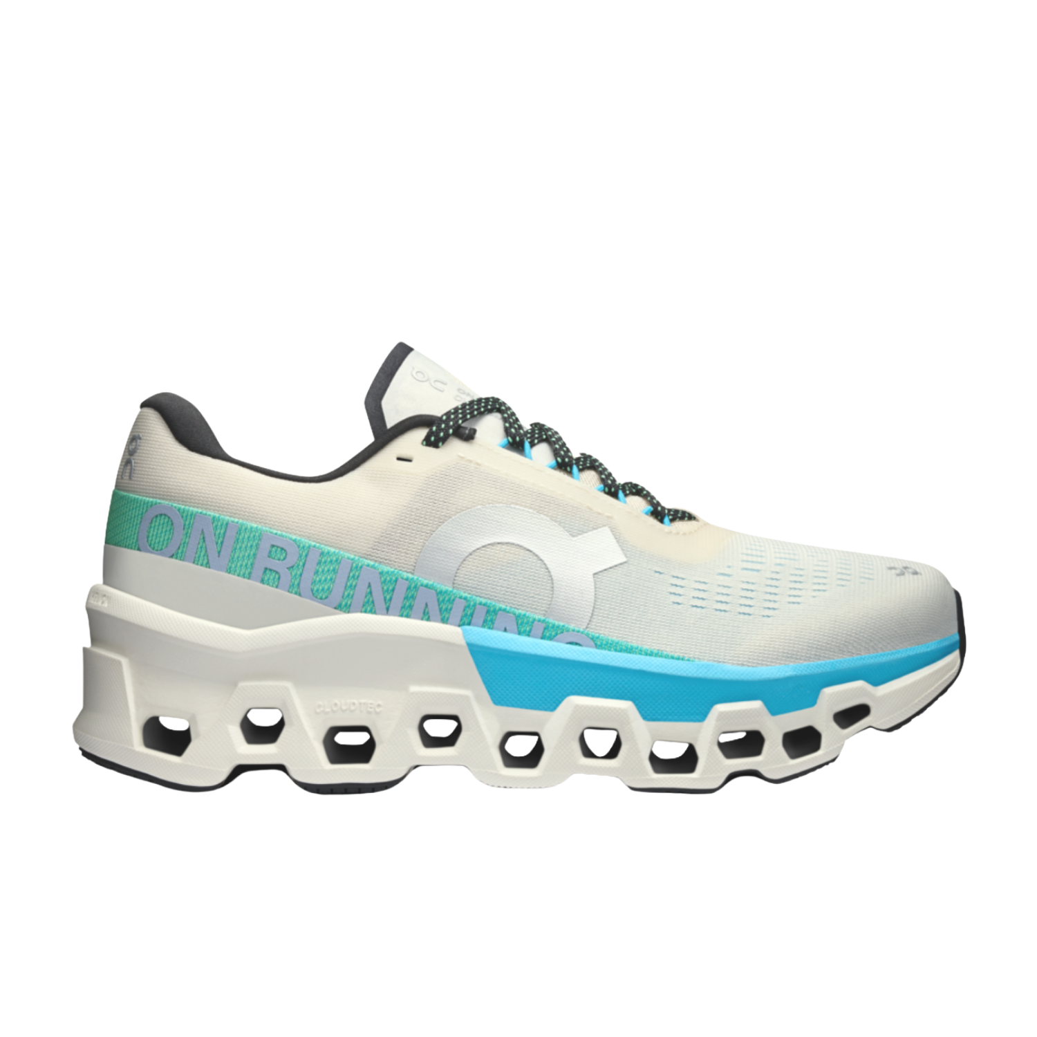 On Cloudmonster 2 Running Shoes Women - Cream/Horizon Running Shoes On Running