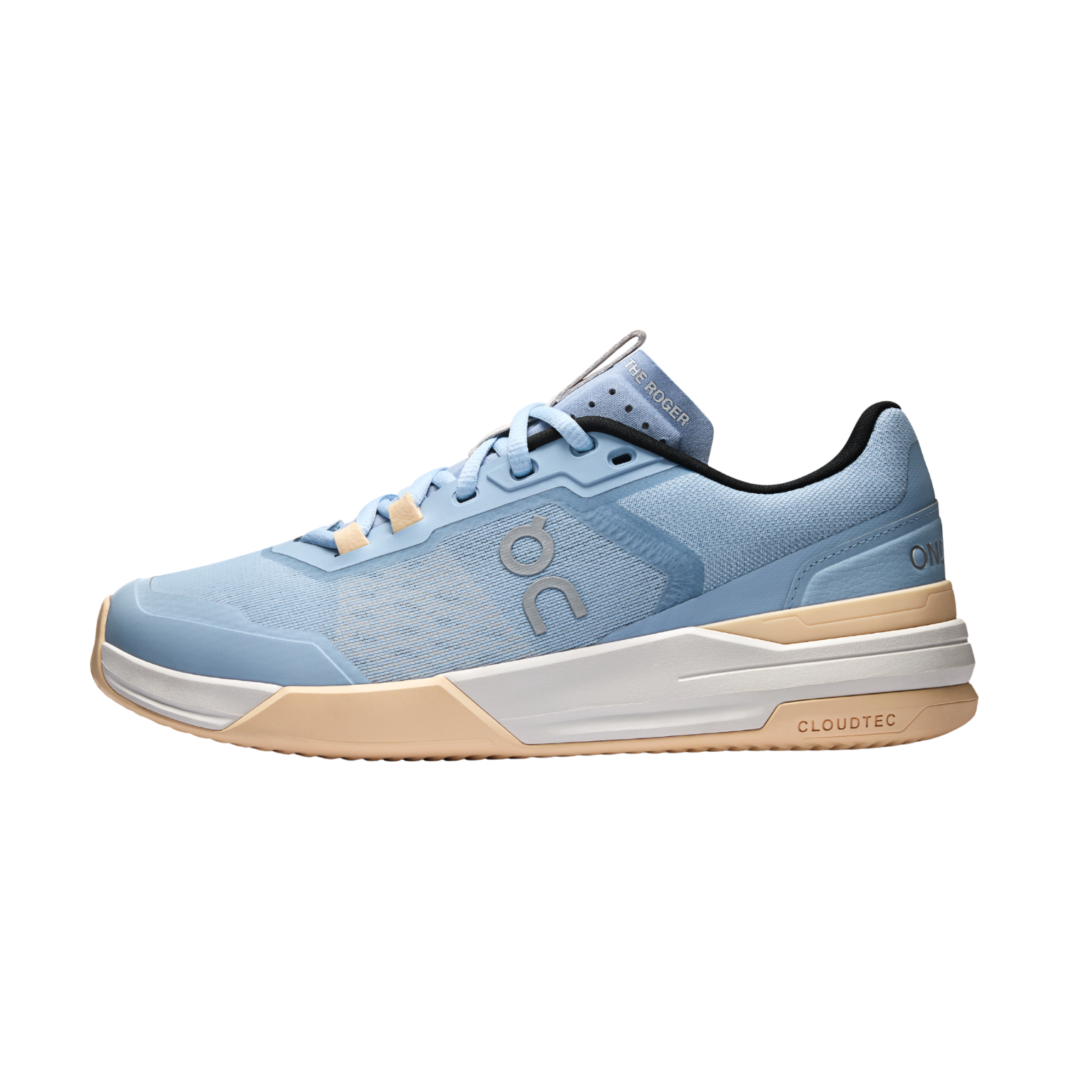 On THE ROGER ADV Pro Clay Shoe Women - Chambray/Blonde