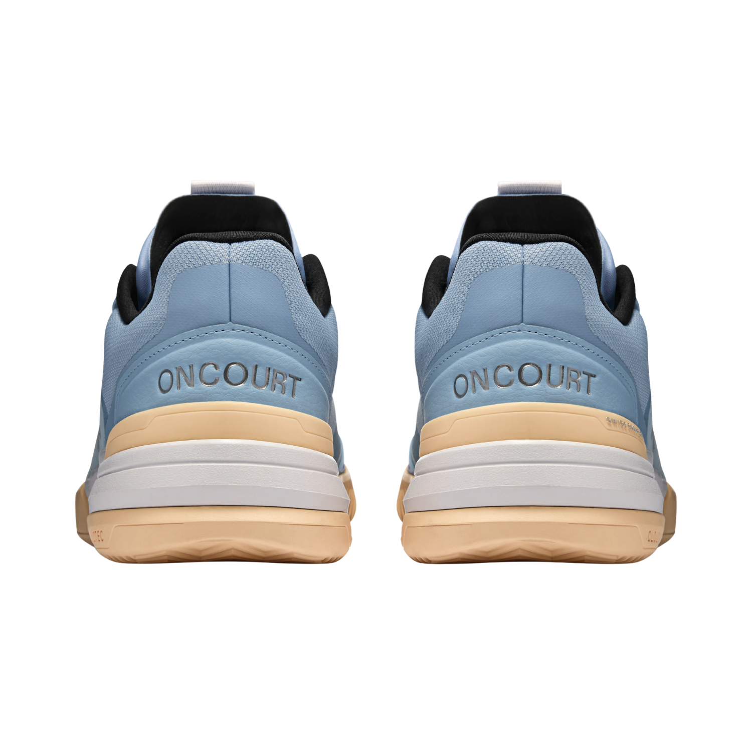 On THE ROGER ADV Pro Clay Shoe Women - Chambray/Blonde