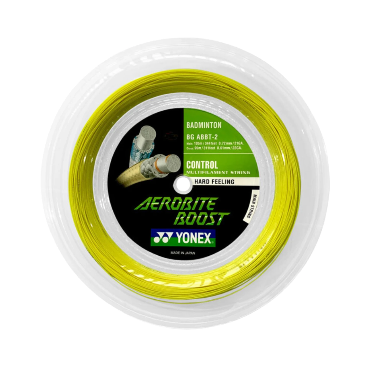 Yonex Aerobite Boost Badminton String (200m Reel) String (Reel) Yonex