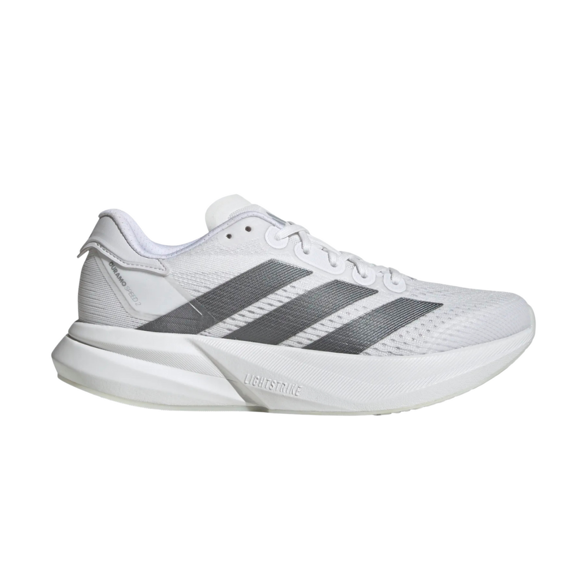 Adidas Duramo Speed 2 Running Shoes Women, Ftw White/Dash Grey, front view