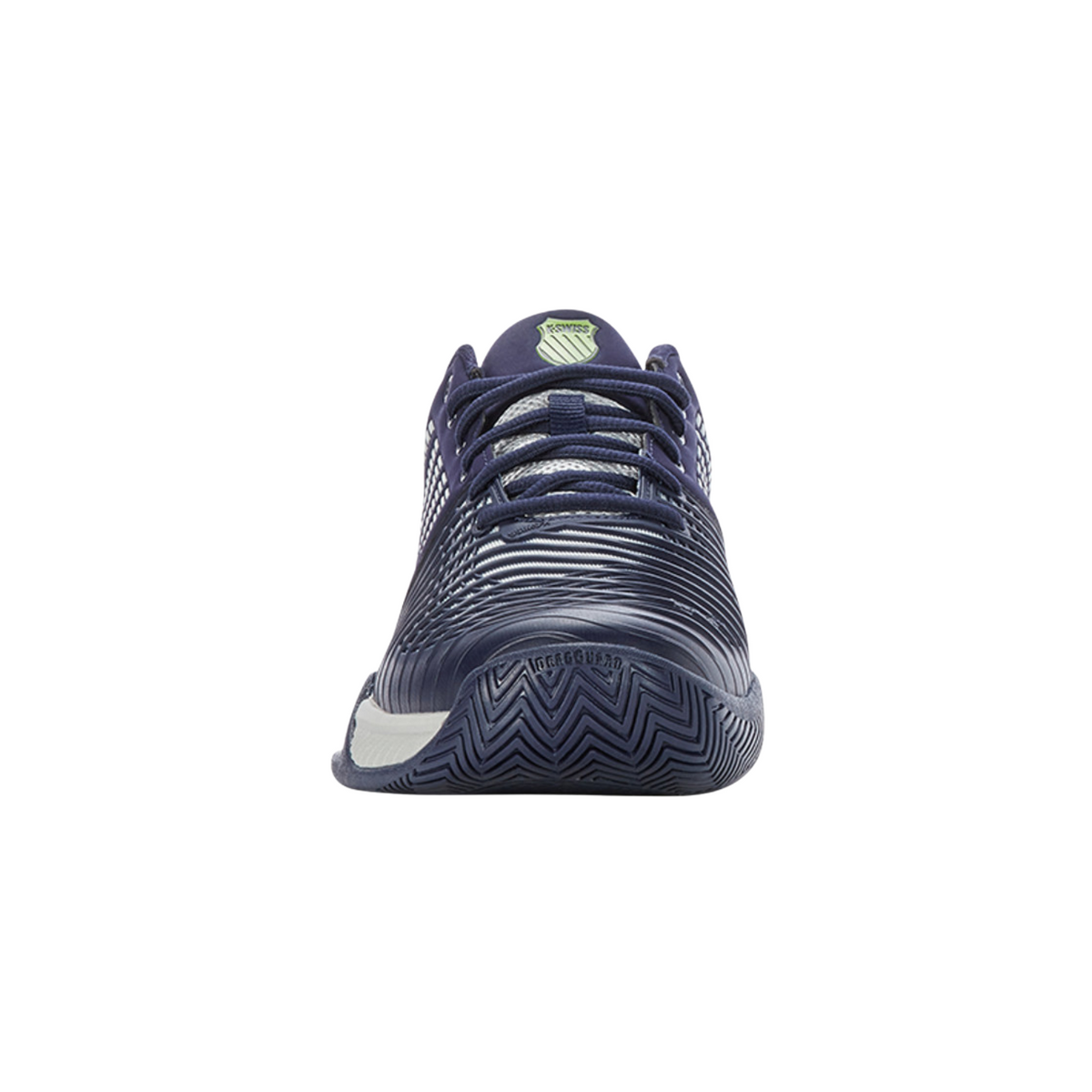 K-Swiss Express Light 3 Tennis Shoes Men, Peacoat/Grey Violet/Lime Green, close-up detail