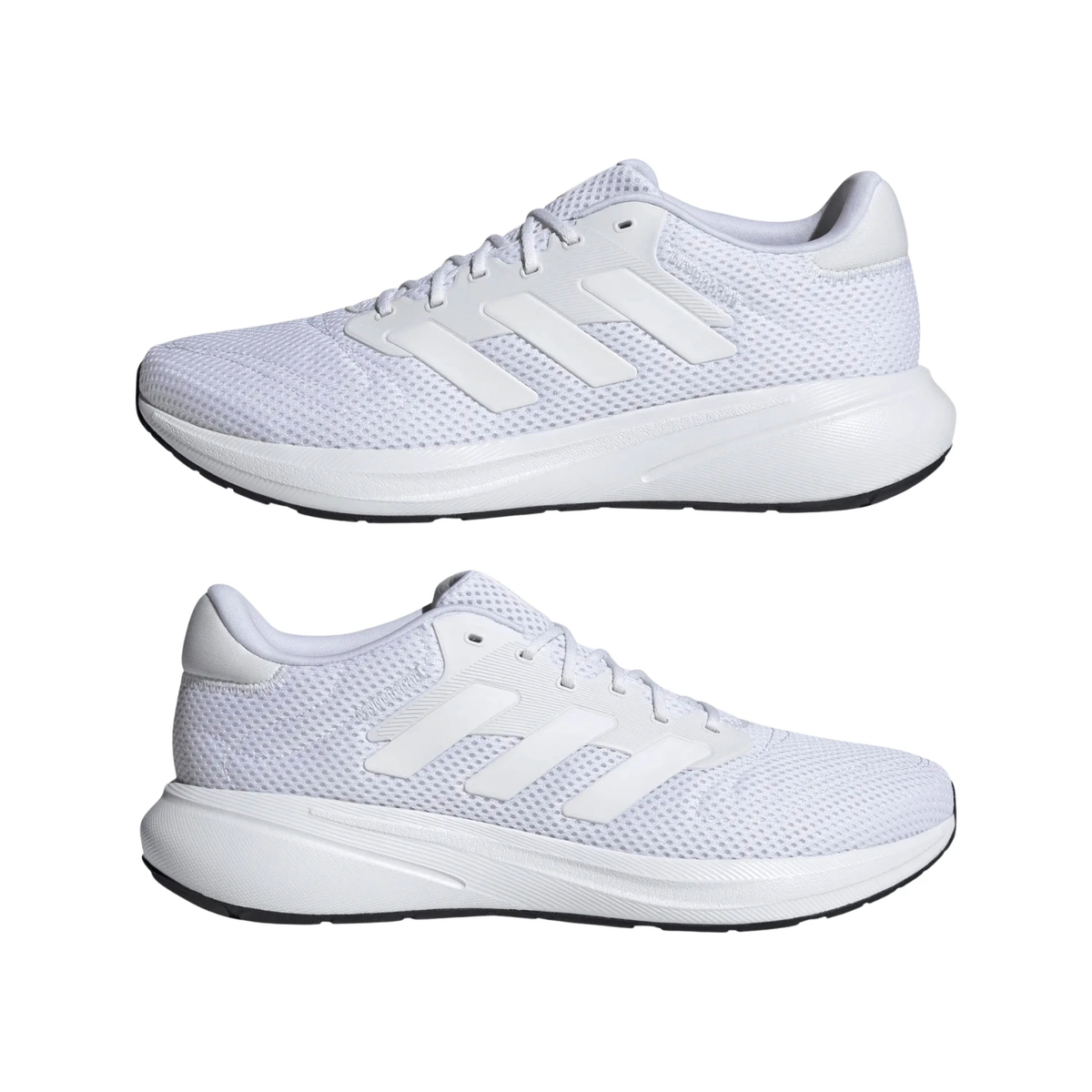 Adidas Response Runner Running Shoes Unisex, White, view 9