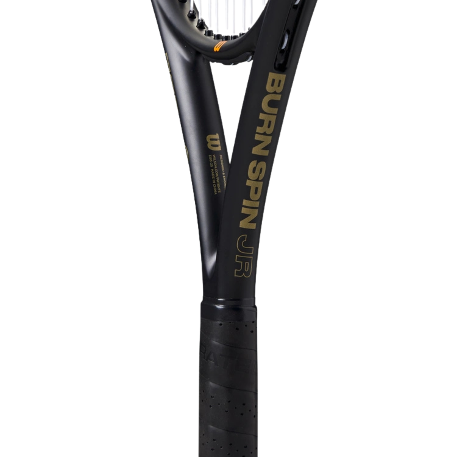 Wilson Burn Spin Junior 24" Tennis Racket 240g - Black/Orange Tennis Rackets Wilson
