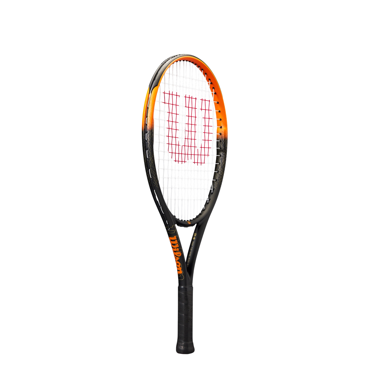 Wilson Burn Spin Junior 24" Tennis Racket 240g - Black/Orange Tennis Rackets Wilson