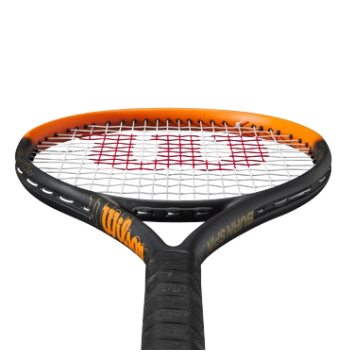 Wilson Burn Spin 25 Junior Tennis Racket 229g - Black/Orange Tennis Rackets Wilson