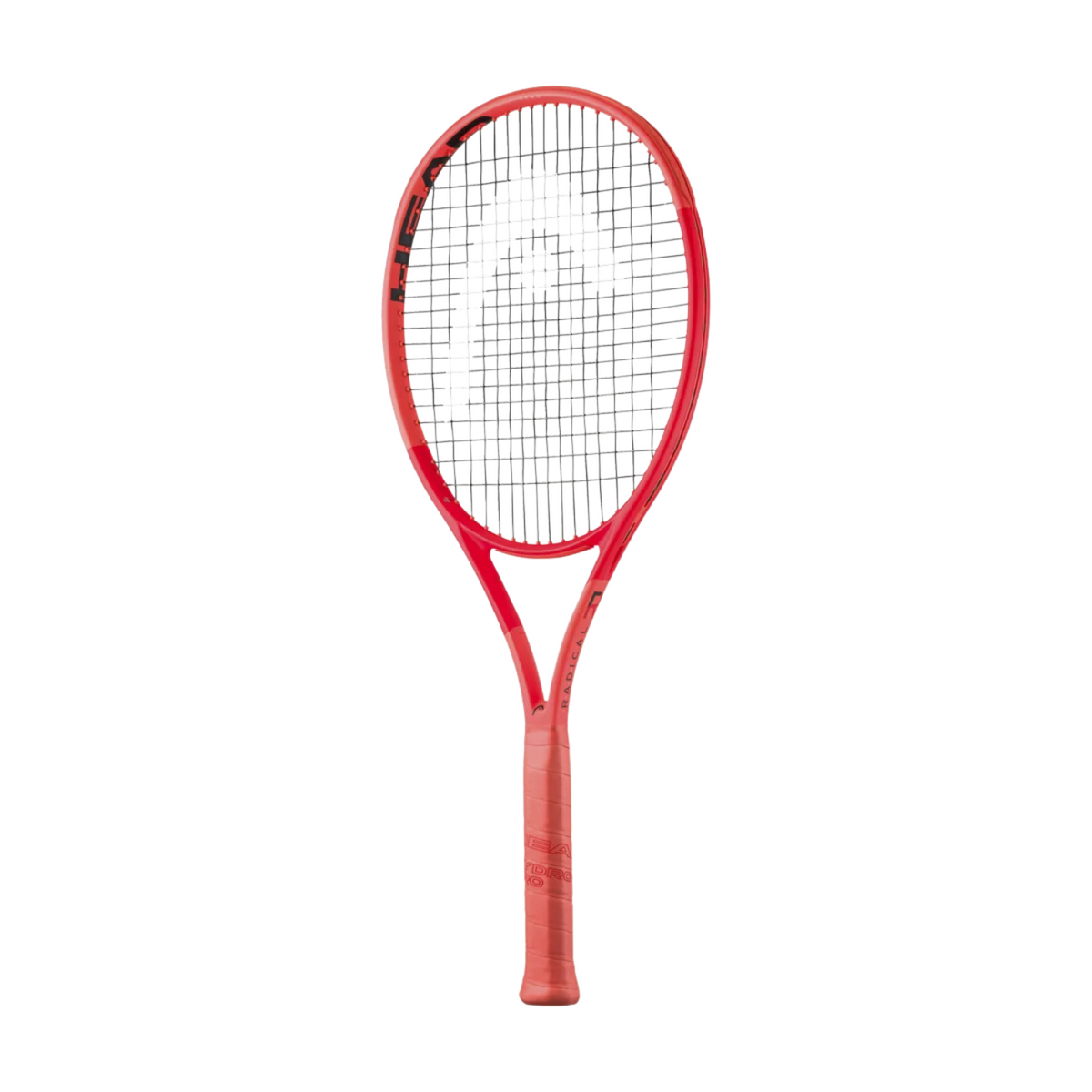 Head Radical TEAM 2025 Tennis Racquet, Fluo Orange, back view