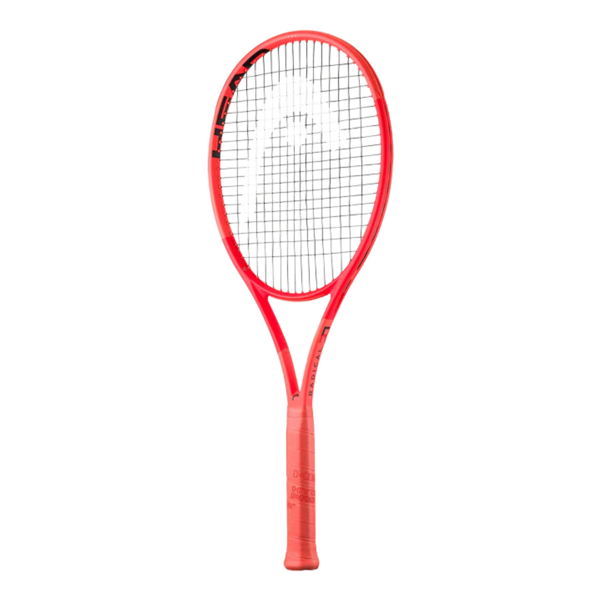 Head Radical PRO 2025 Tennis Racquet, Fluo Orange, back view