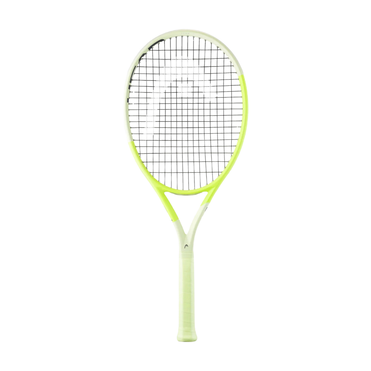 Head Extreme Team Tennis Racquet, Yellow/Green, front view