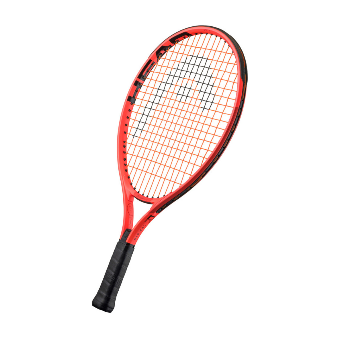 Head Radical Jr. 19 Tennis Racquet, Fluo Orange, back view