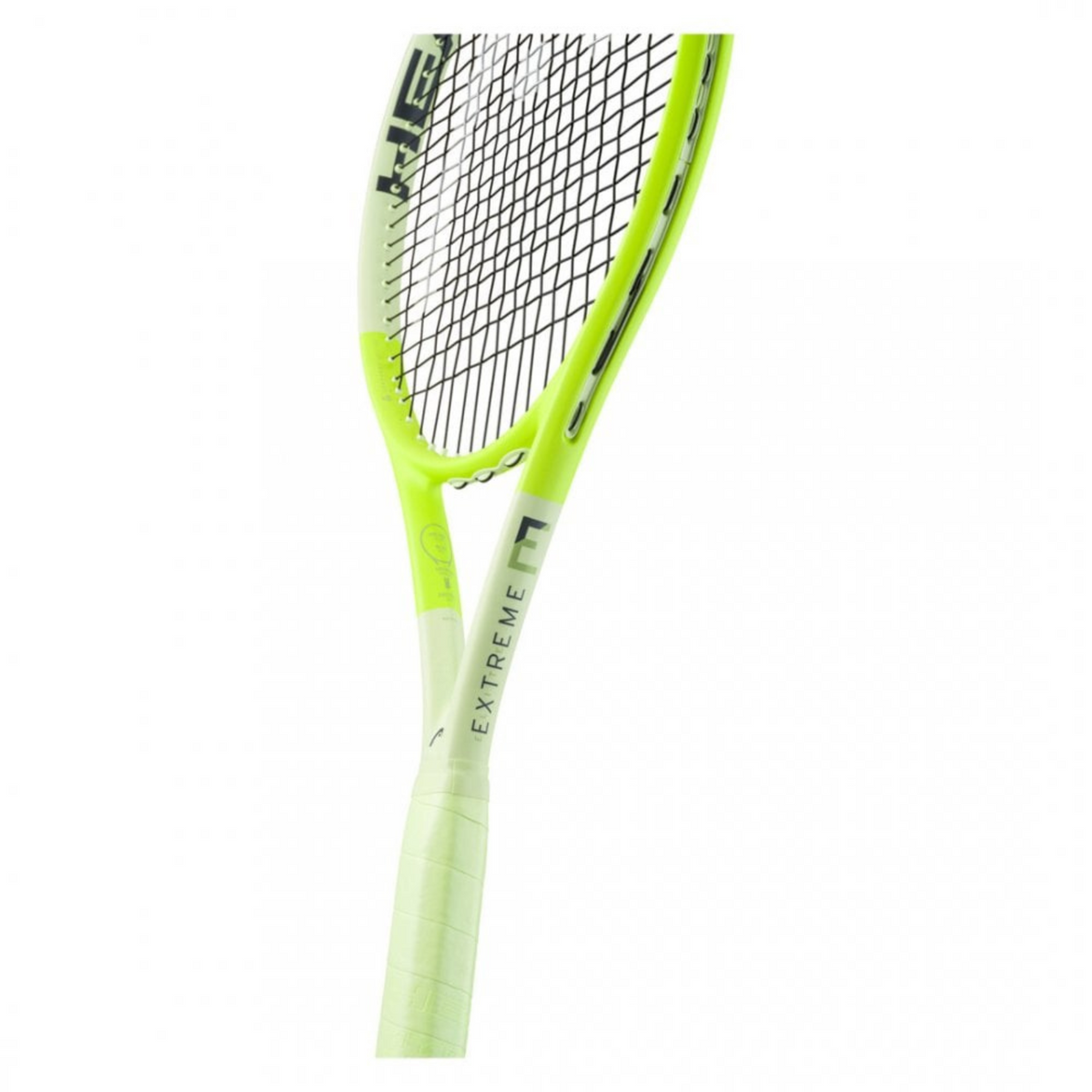 Head Extreme Elite Tennis Racquet, Yellow/Green, side view