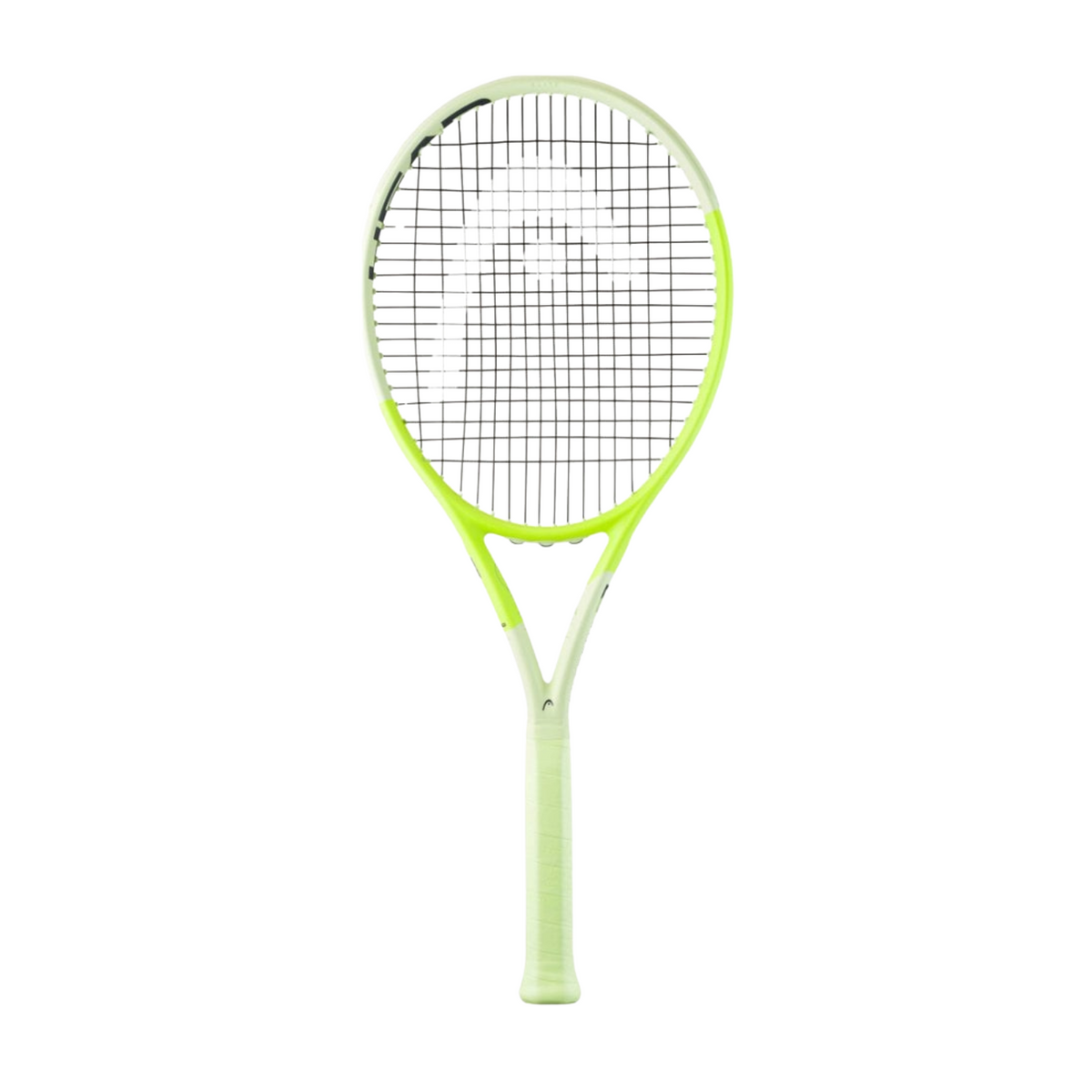 Head Extreme Elite Tennis Racquet, Yellow/Green, front view