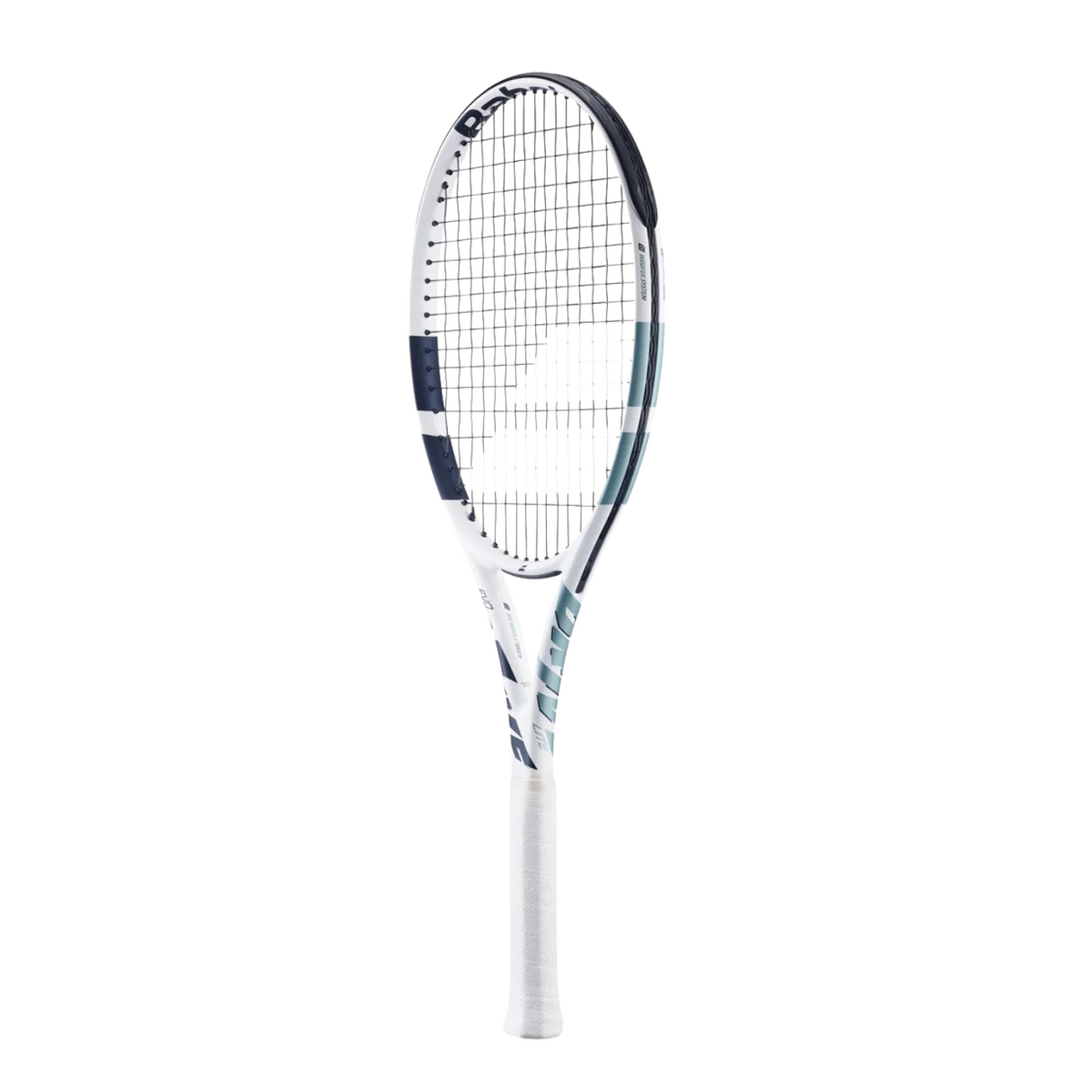 Babolat Evo Drive Lite Gen2 Tennis Racket, Strung, White, back view