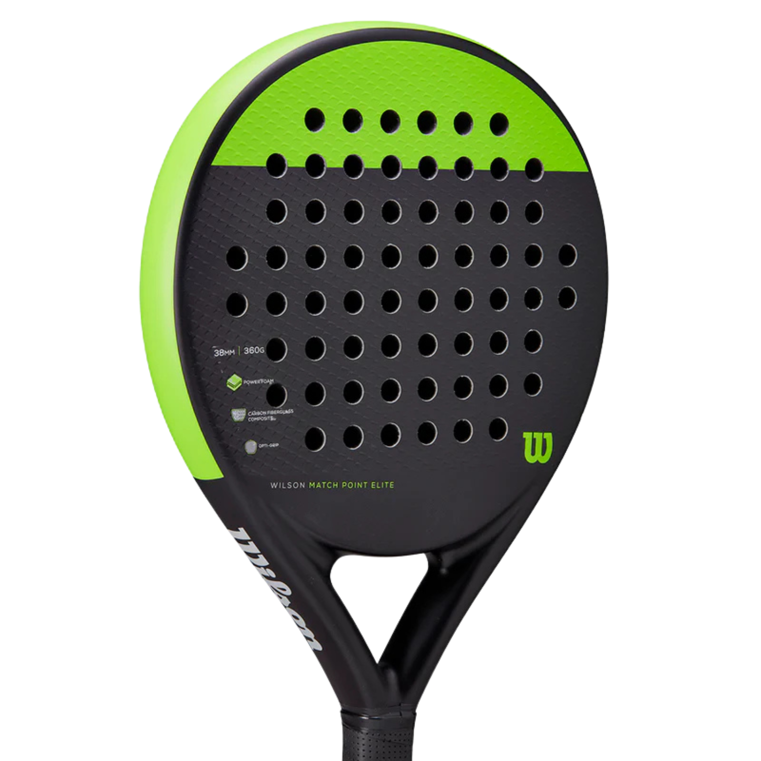 Wilson Match Point Elite Padel Racket - Black/Green Padel Wilson