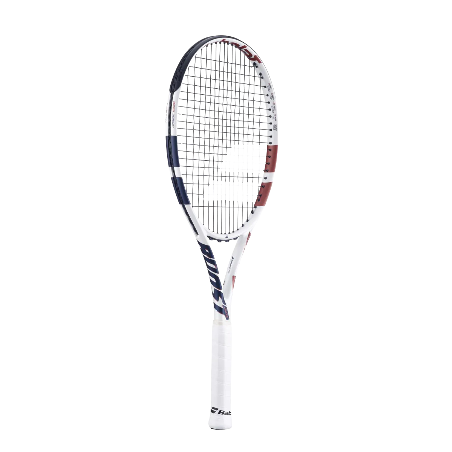 Babolat Boost Drive Tennis Racket - Strung - White Tennis Rackets Babolat