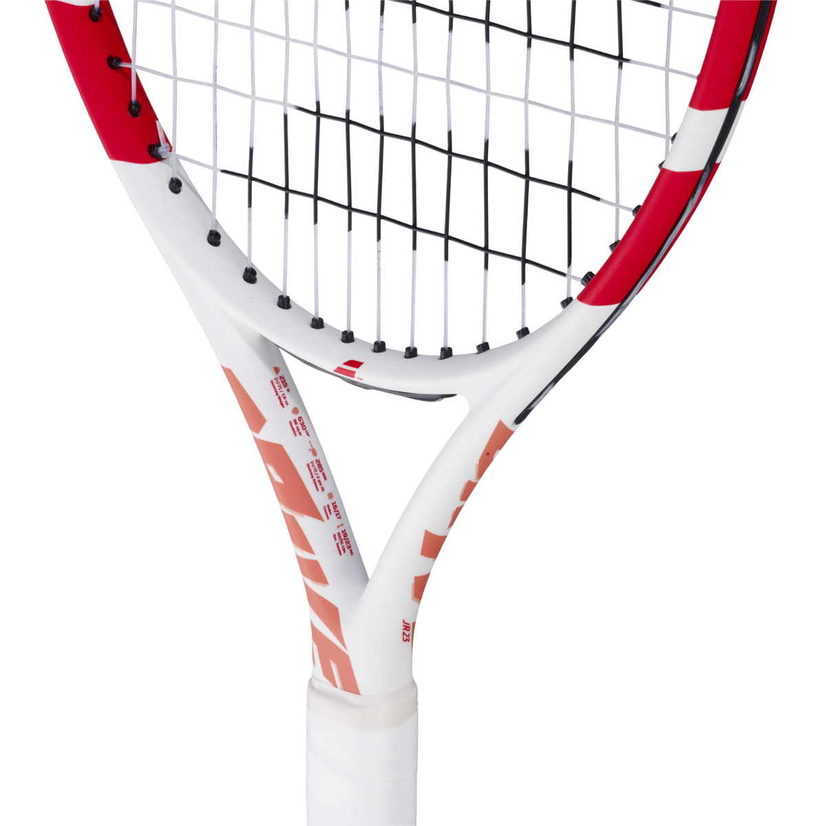 Babolat Drive Junior 23" Tennis Racket, White, detail view