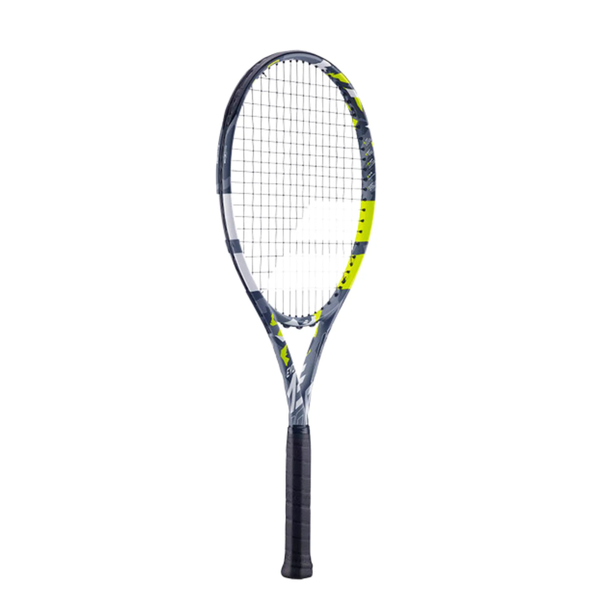 Babolat Evo Aero Tennis Racket Unstrung, Black/Yellow/White, side view