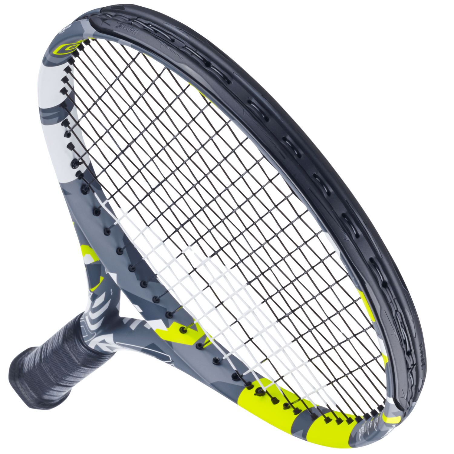 Babolat Evo Aero 102 275g Strung Tennis Racket (Grey/Yellow) Tennis Rackets Babolat