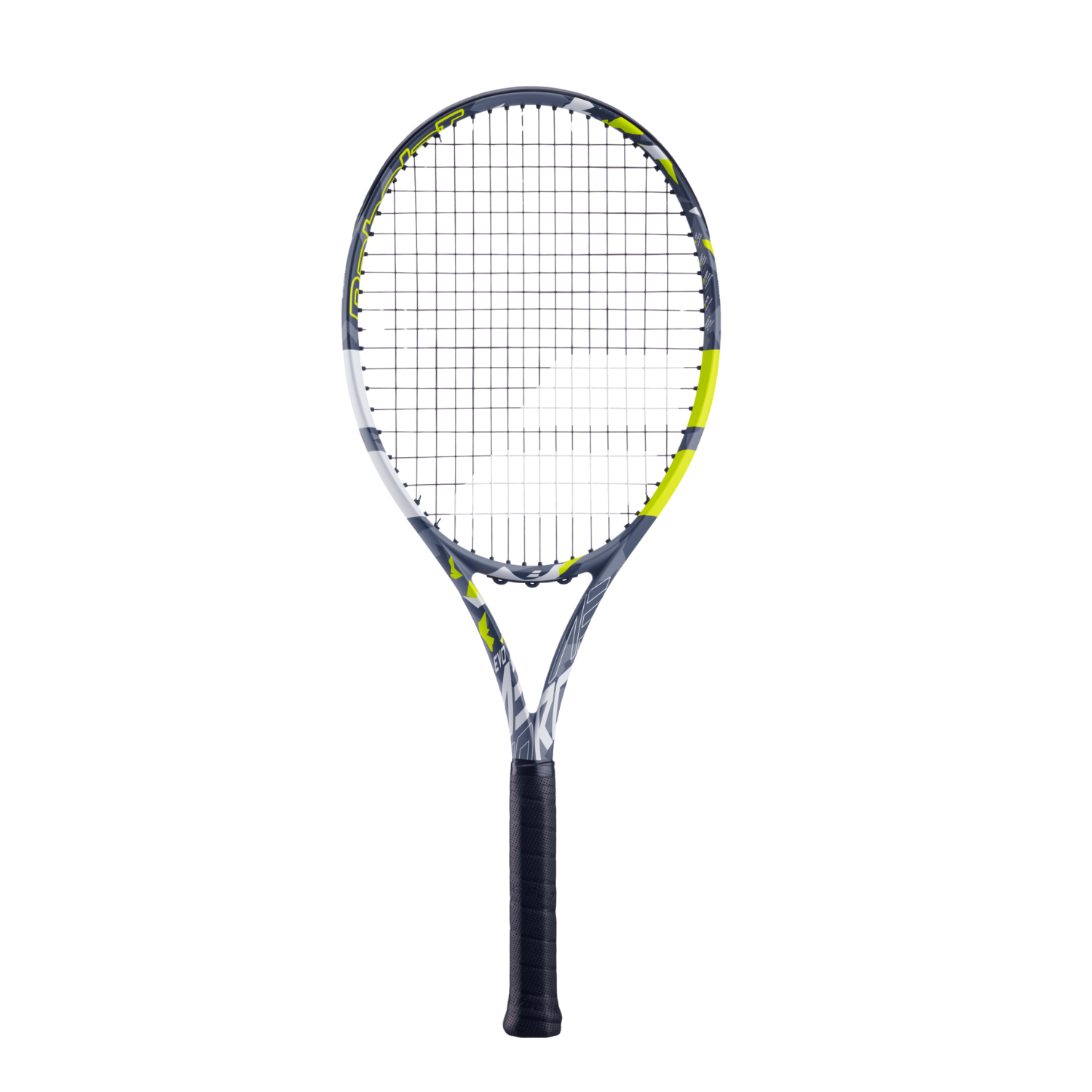 Babolat Evo Aero 102 275g Strung Tennis Racket (Grey/Yellow) Tennis Rackets Babolat