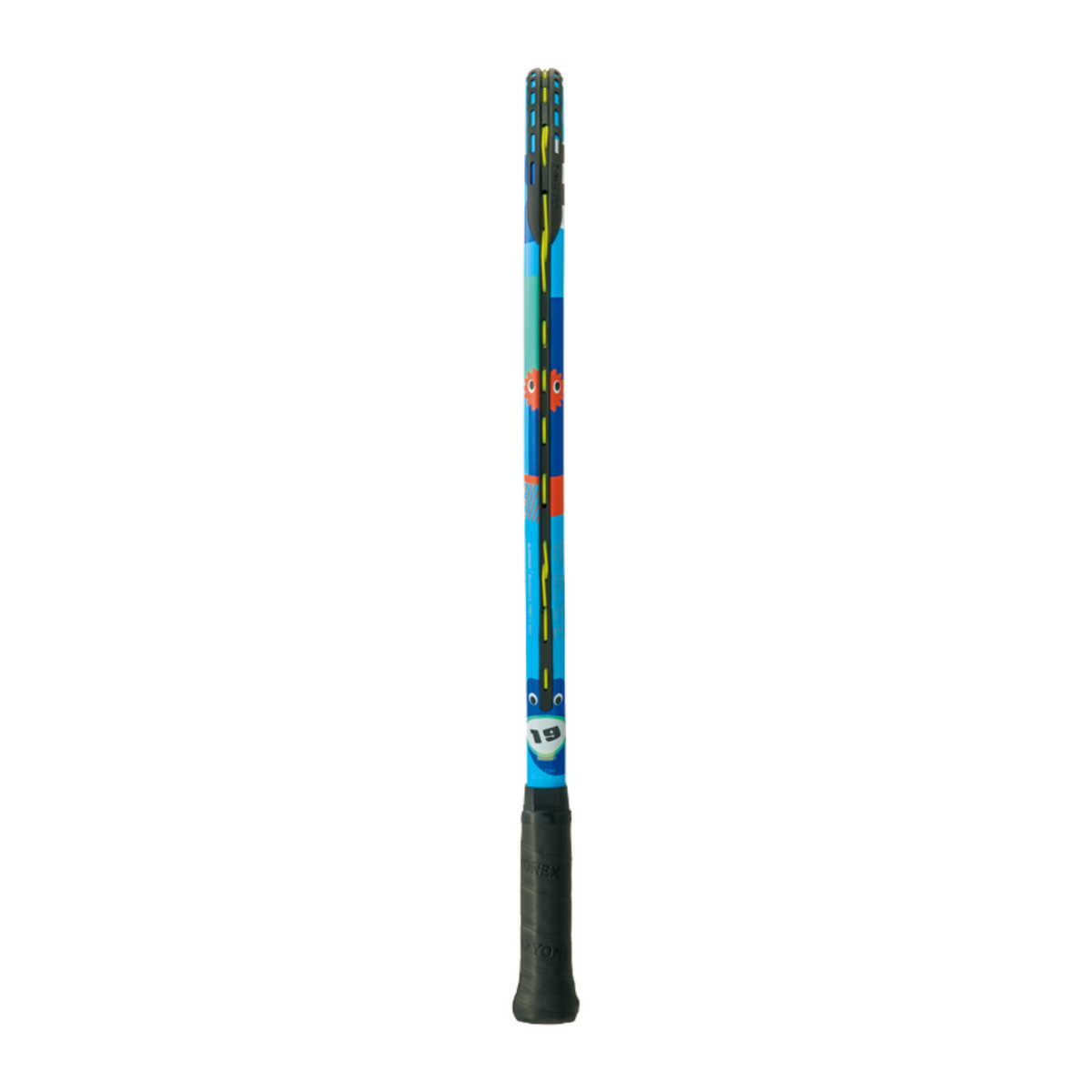 Yonex Jr 19 2025 Junior Tennis Racket, Ocean Blue, back view