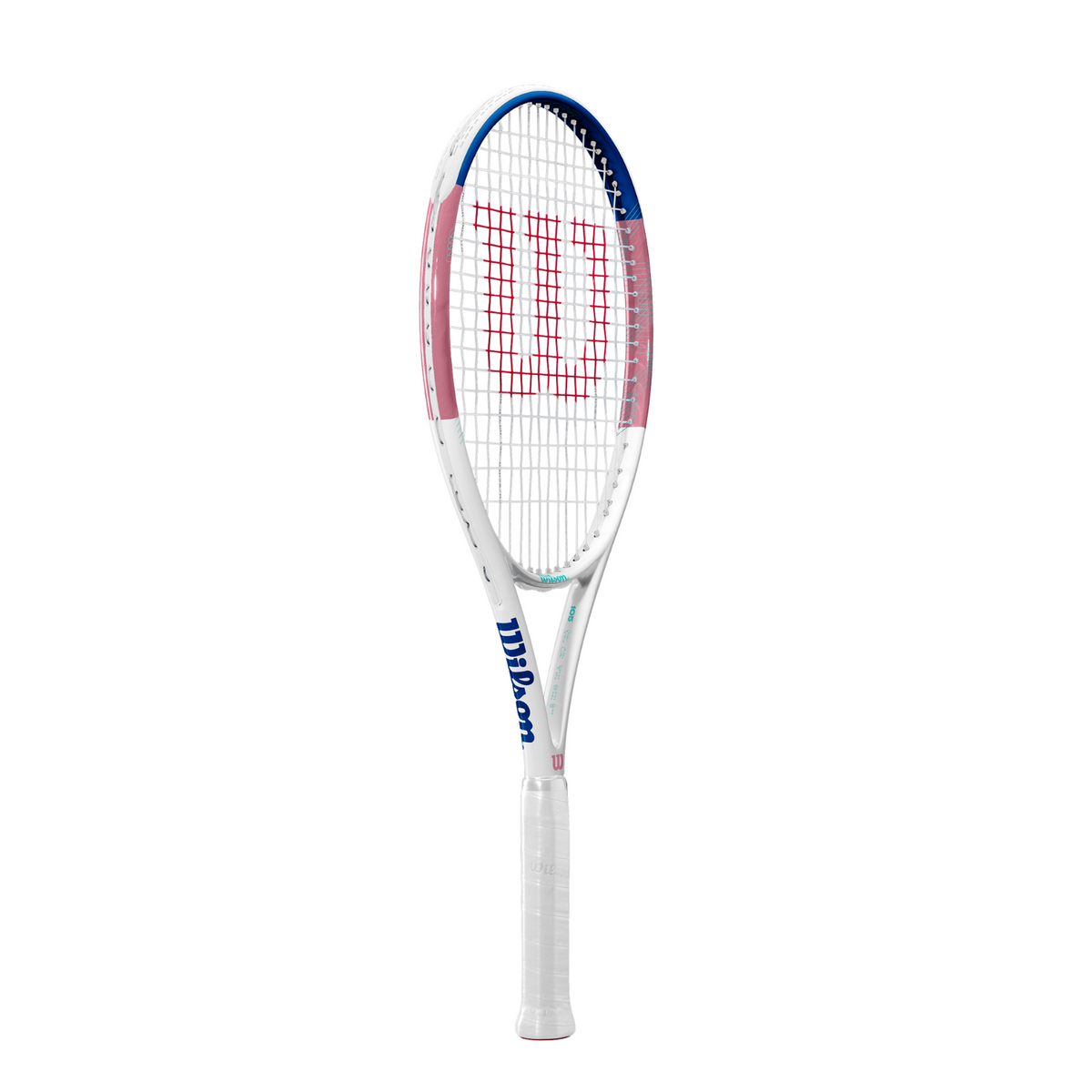 Wilson Allure 105 Tennis Racket, White, back view