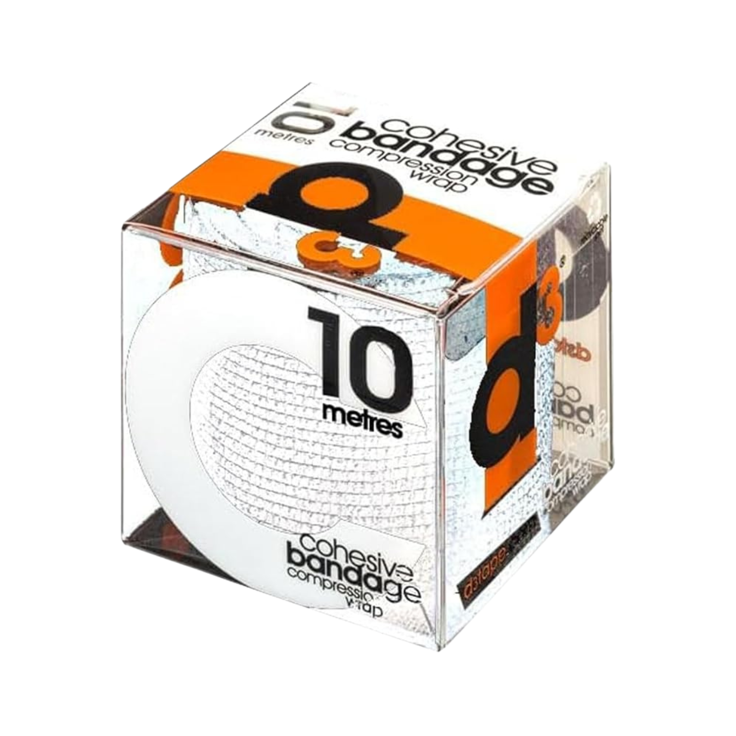 D3 Cohesive Bandage Compression Wrap 75mmx10m White 75mm x 10m Medical Tape & Bandages D3