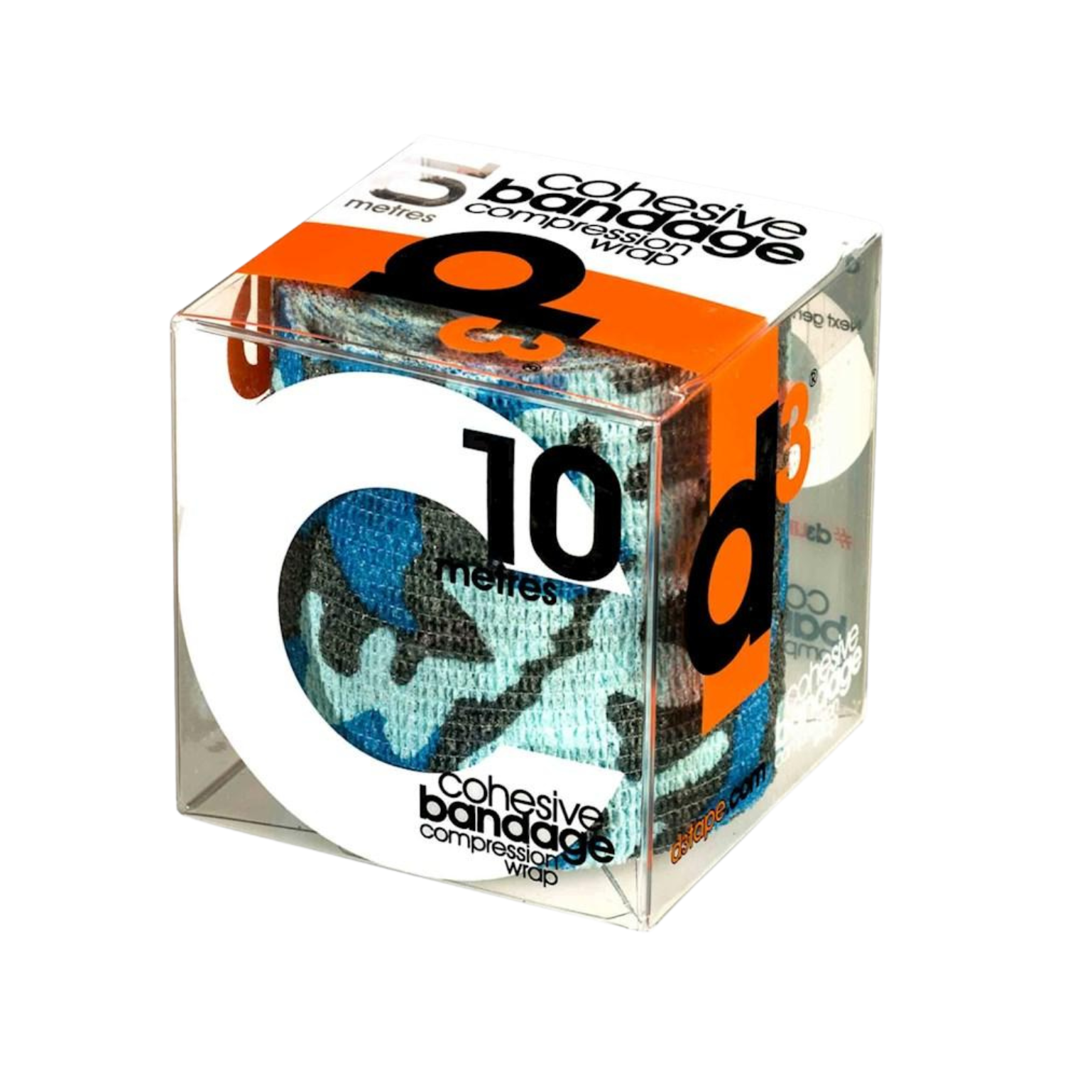 D3 Cohesive Bandage Compression Wrap 75mmx10m Blue Camo 75mm x 10m Medical Tape & Bandages D3