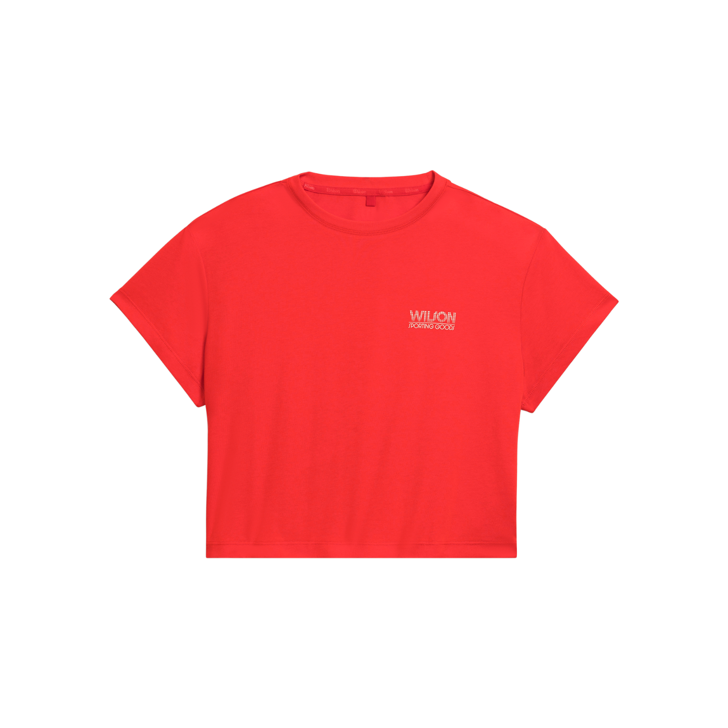 Wilson Harper Crop T-Shirt Women - Red Clothing Wilson