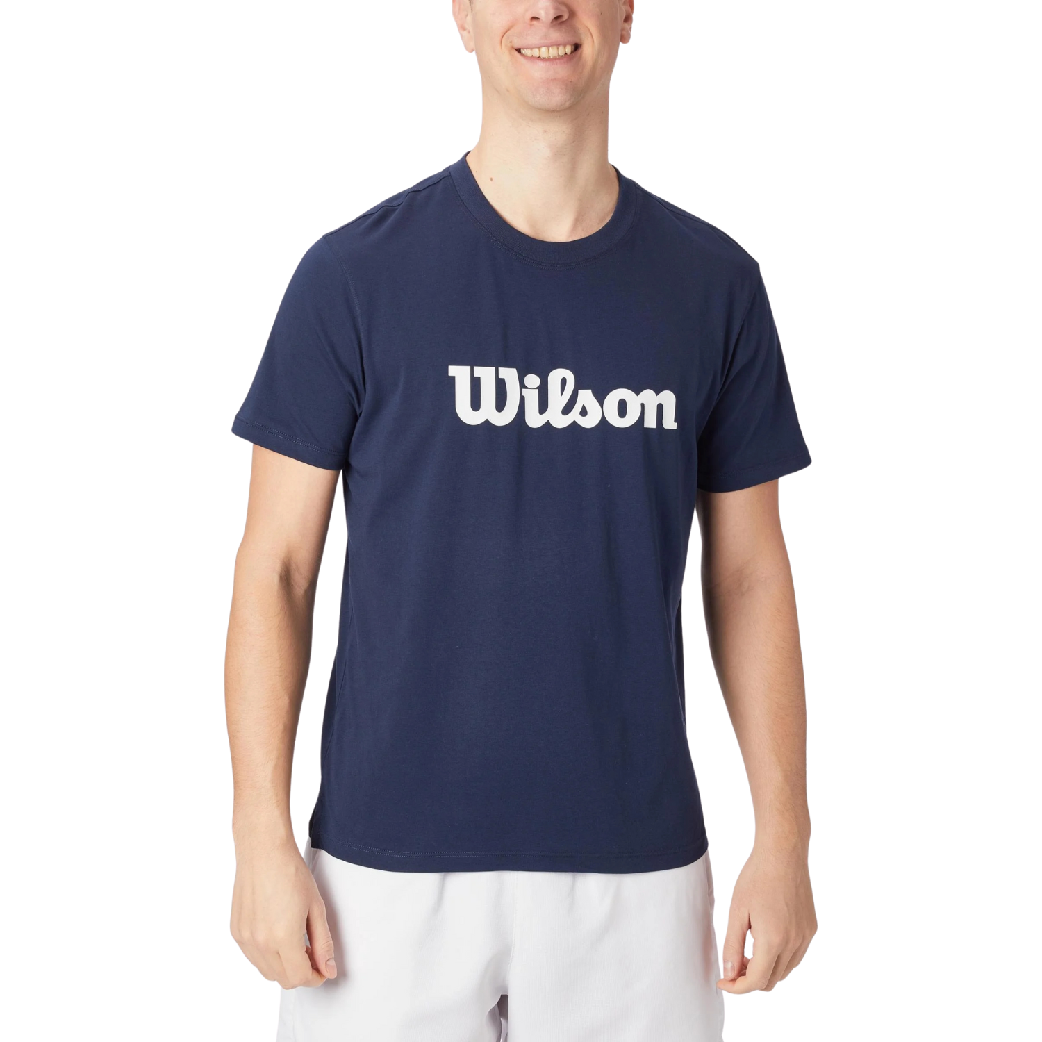 Wilson Team Graphic Tee Script (WM00290511) Men (Classic Navy)