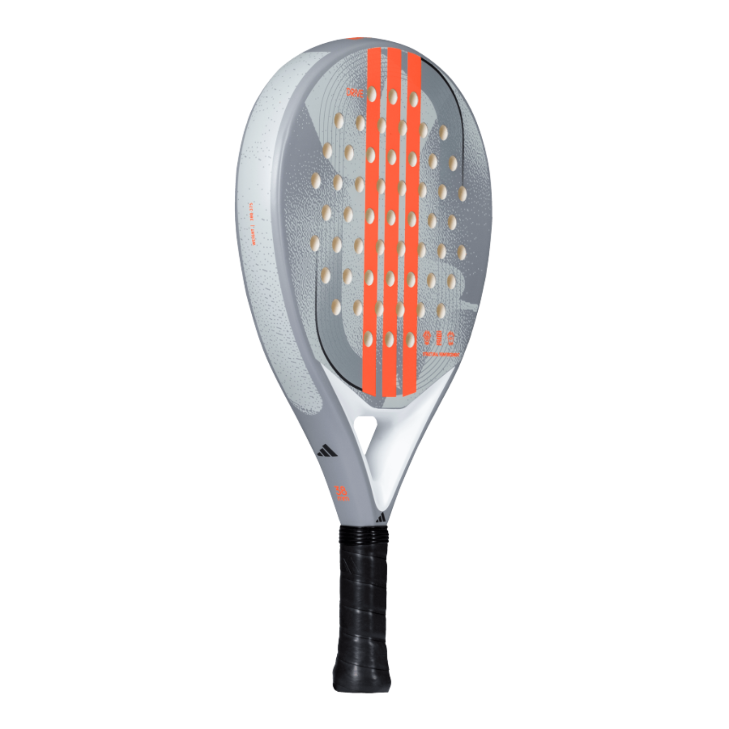 Adidas Drive Grey 3.4 Padel Racket - Silver Padel Adidas