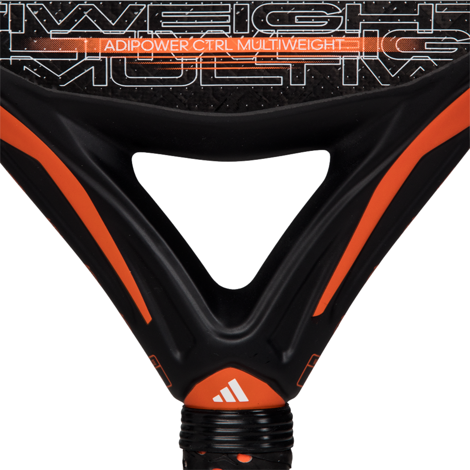 Adidas Adipower Multiweight Ctrl 3.3 Padel Racket - Black/Orange Padel Adidas