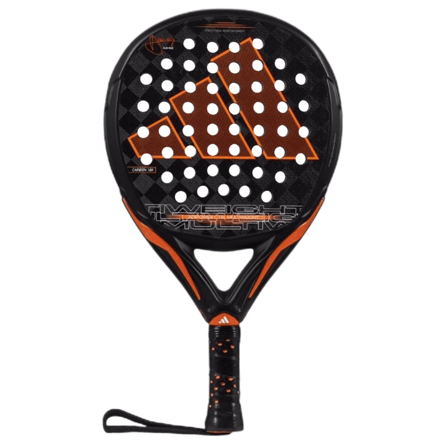 Adidas Adipower Multiweight Ctrl 3.3 Padel Racket - Black/Orange Padel Adidas