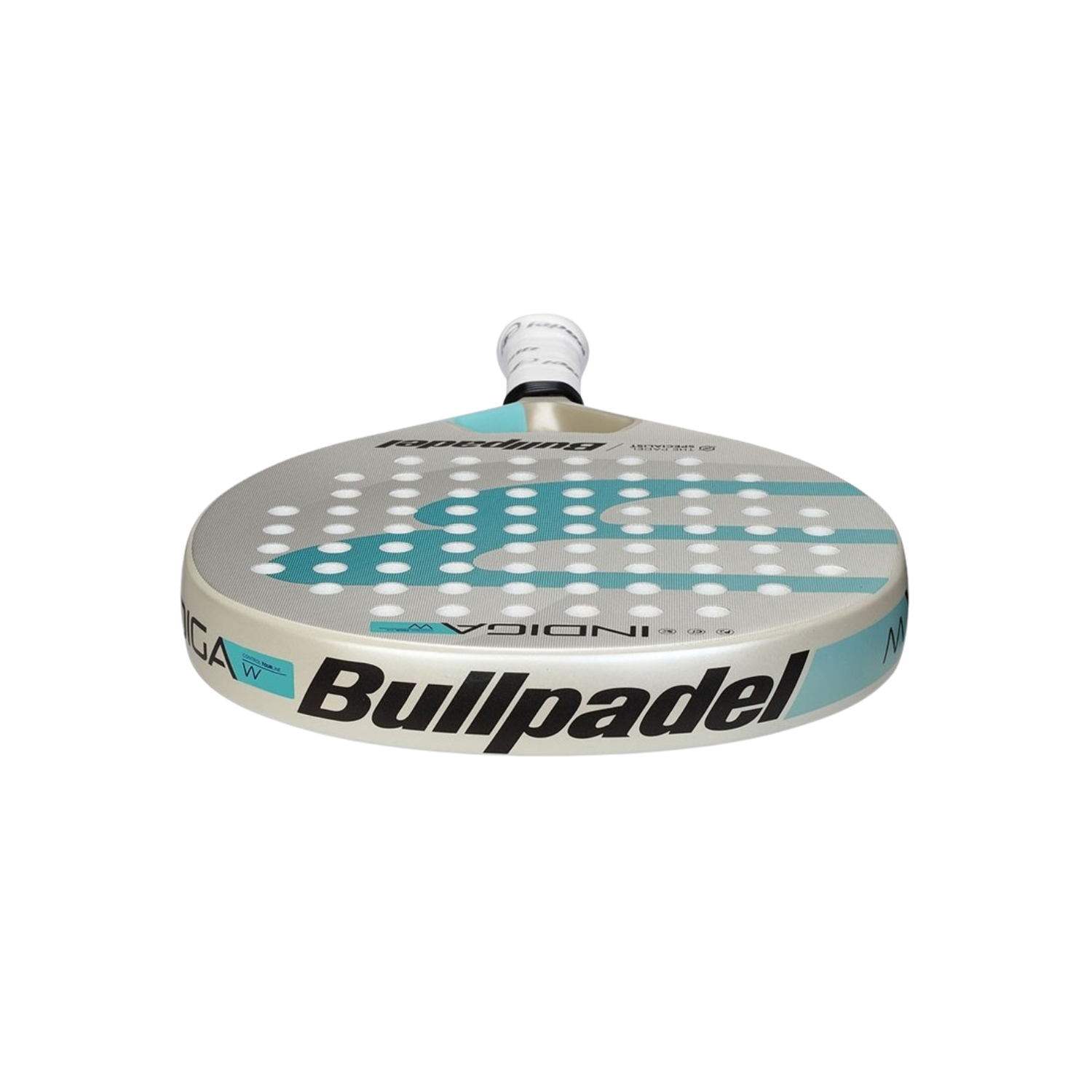 BullPadel Indiga Women Padel Racket - White Padel BullPadel