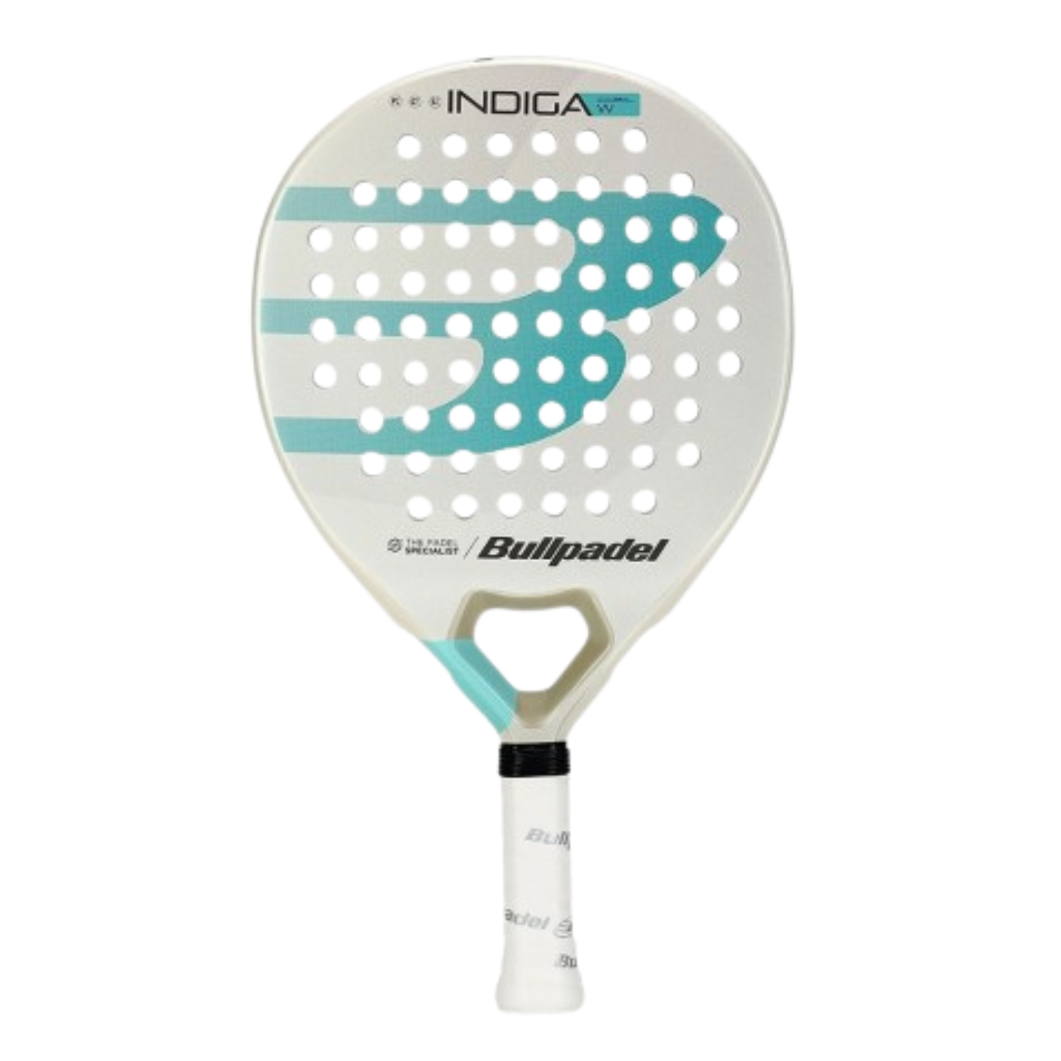 BullPadel Indiga Women Padel Racket - White Padel BullPadel