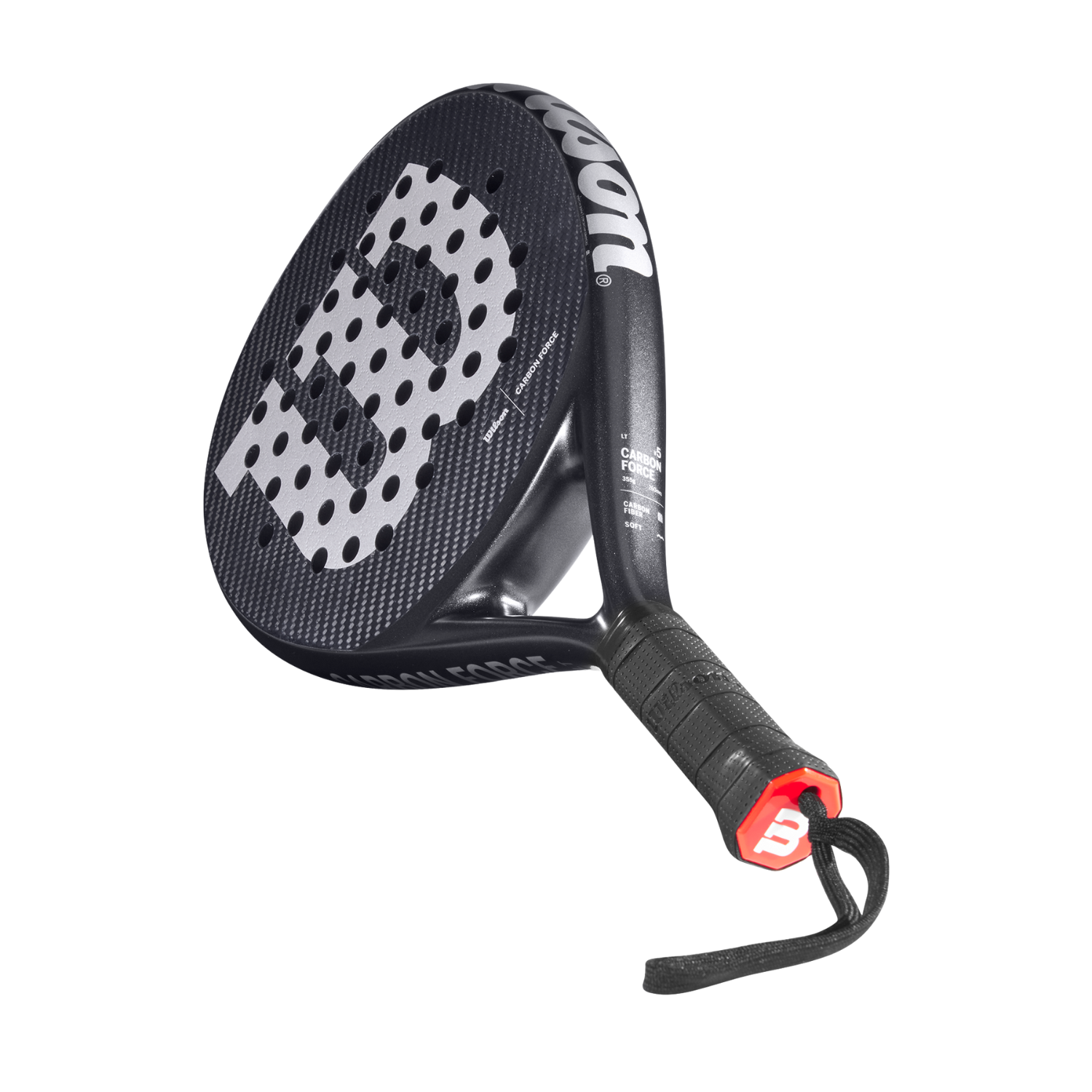 Wilson Carbon Force LT Padel Racket - Black Padel Wilson