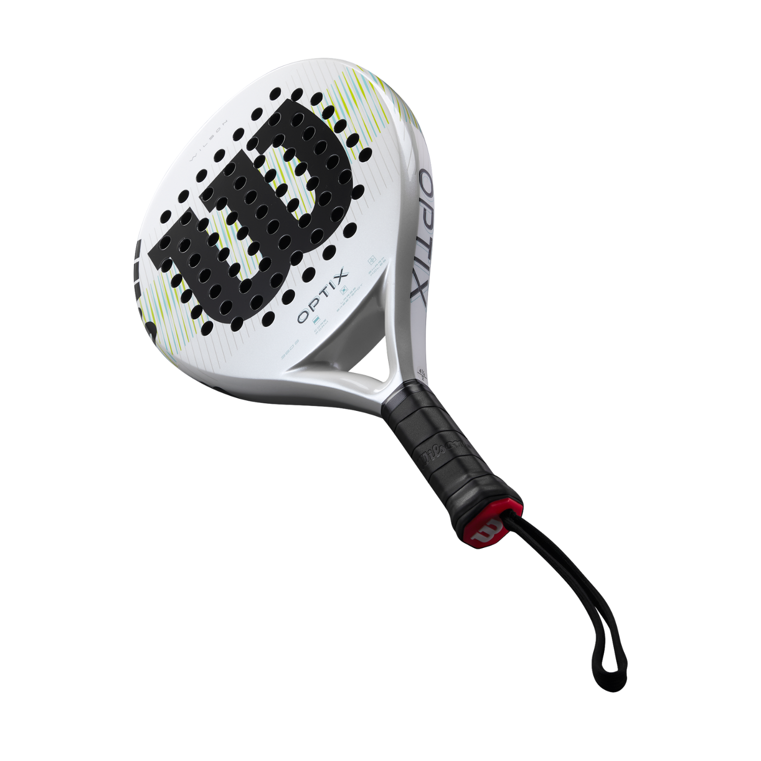 Wilson Optix V1 Padel Racket - White Padel Wilson