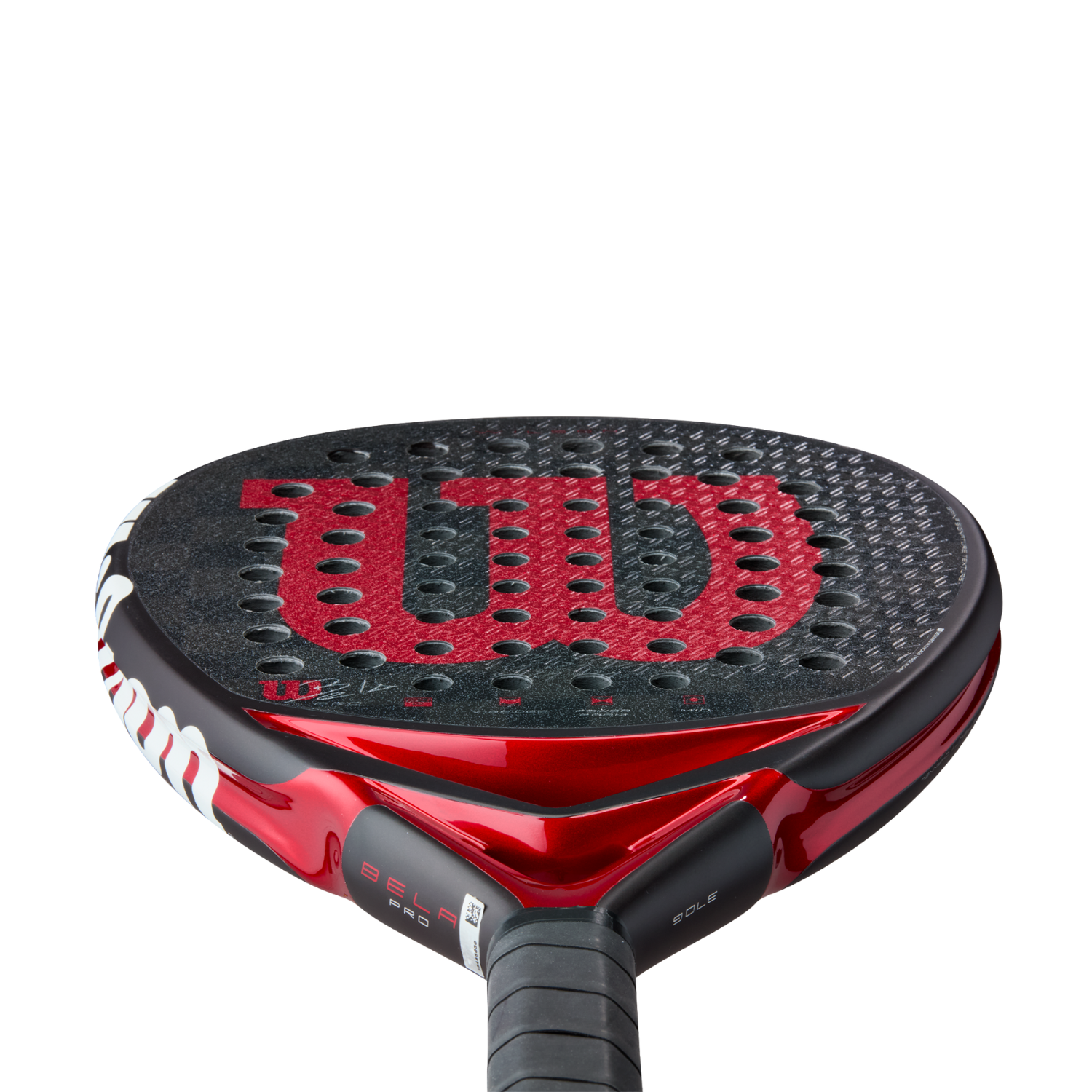 Wilson Bela Pro V3 Padel Racket - Black/Red Padel Wilson