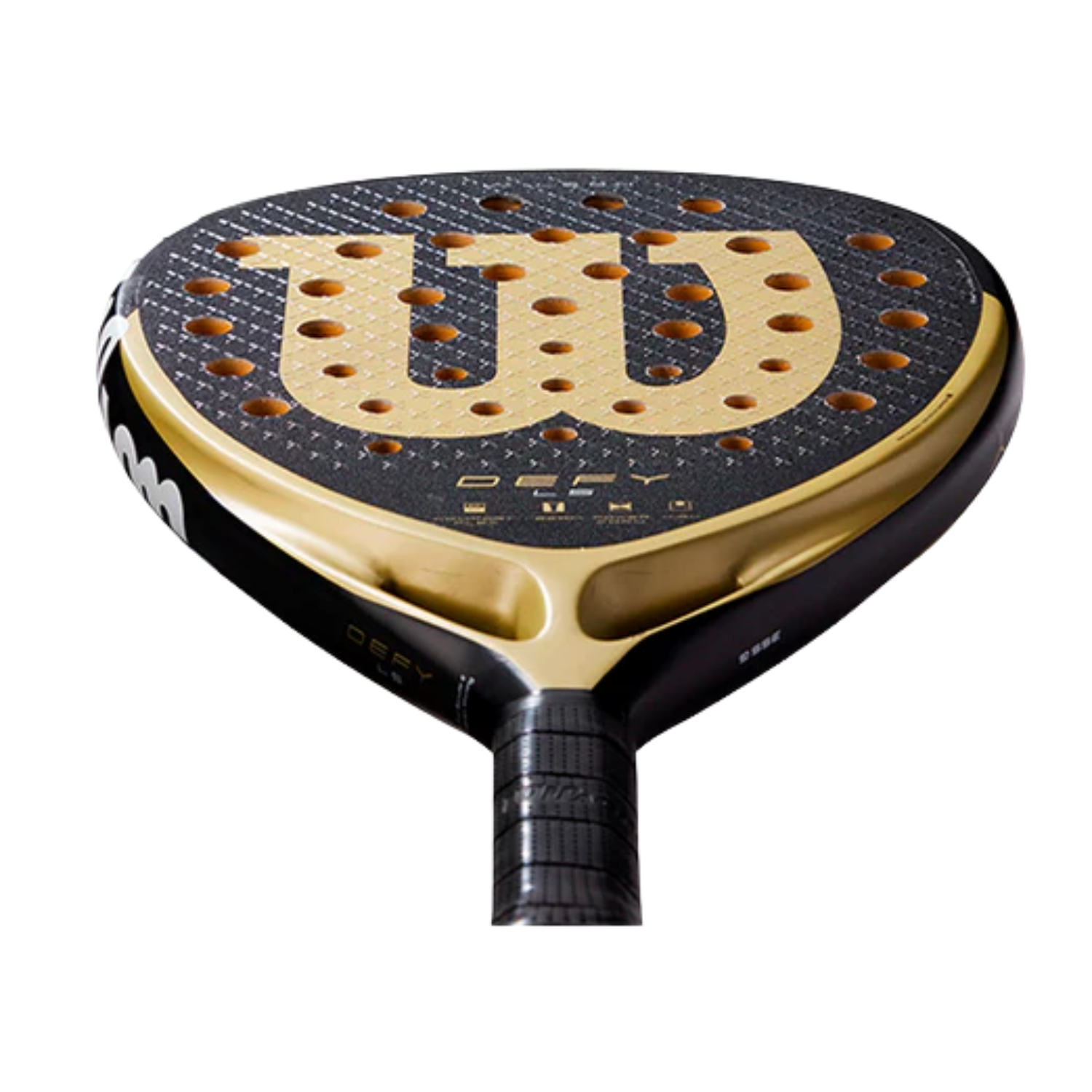 Wilson Defy LS V1 Padel Racket - Black/Gold