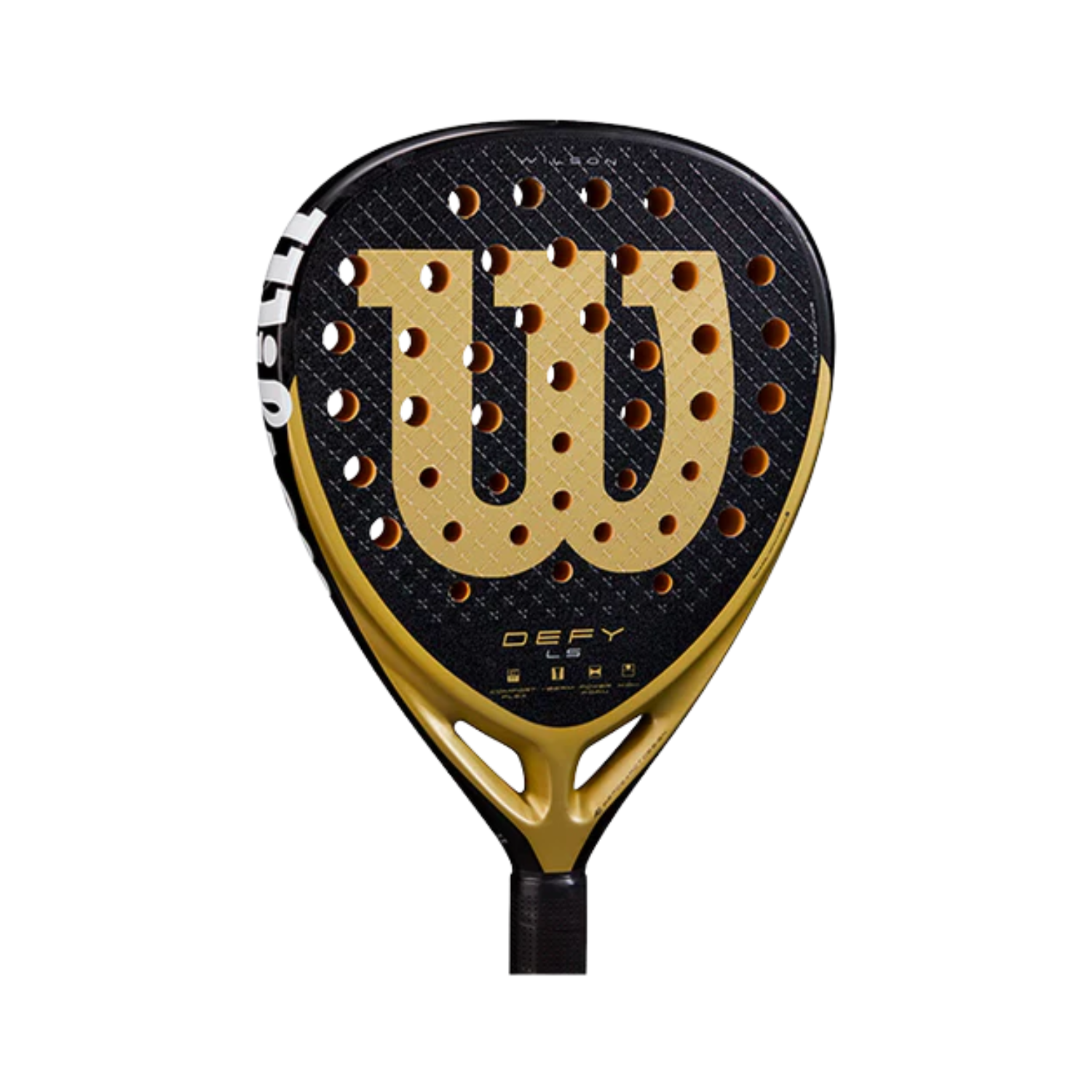 Wilson Defy LS V1 Padel Racket - Black/Gold Padel Wilson