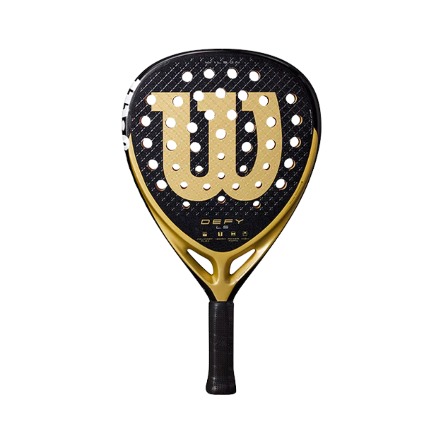 Wilson Defy LS V1 Padel Racket - Black/Gold Padel Wilson