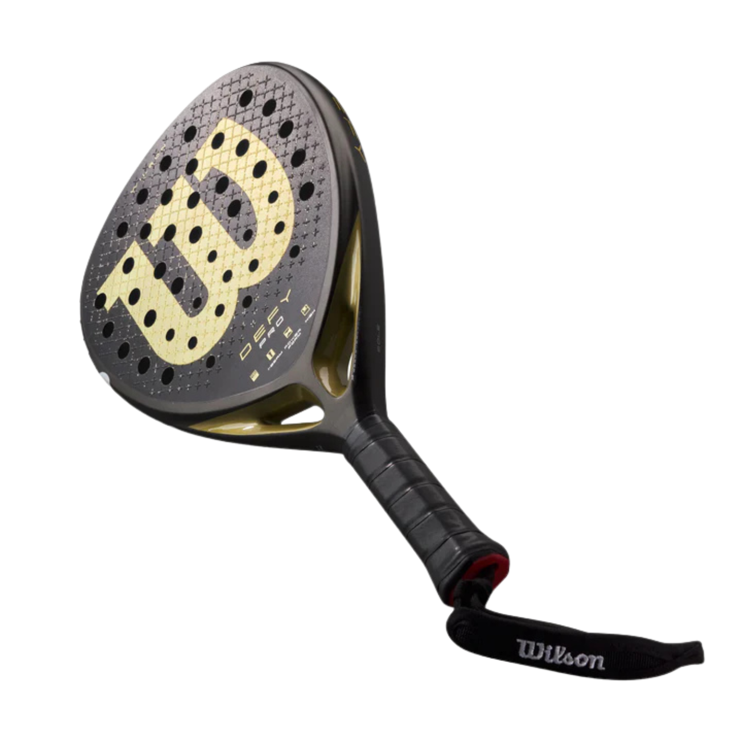Wilson Defy Pro V1 Padel Racket - Black/Gold Padel Wilson