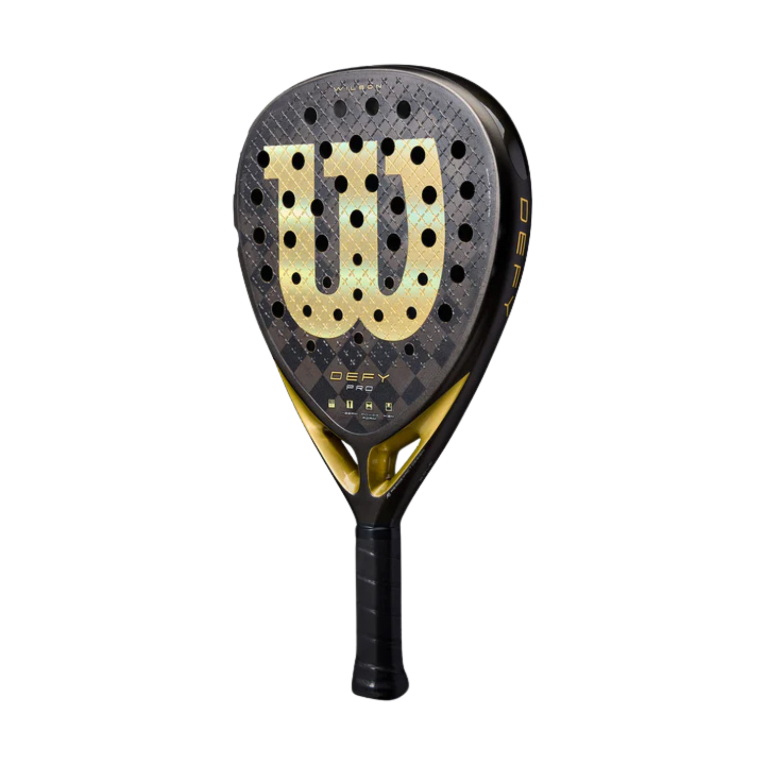 Wilson Defy Pro V1 Padel Racket - Black/Gold Padel Wilson