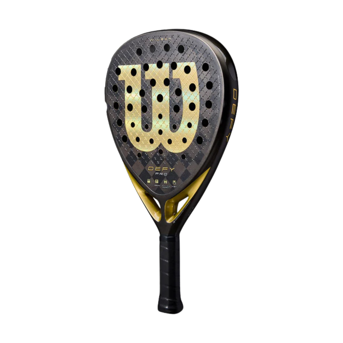 Wilson Defy Pro V1 Padel Racket, Black/Gold, additional view