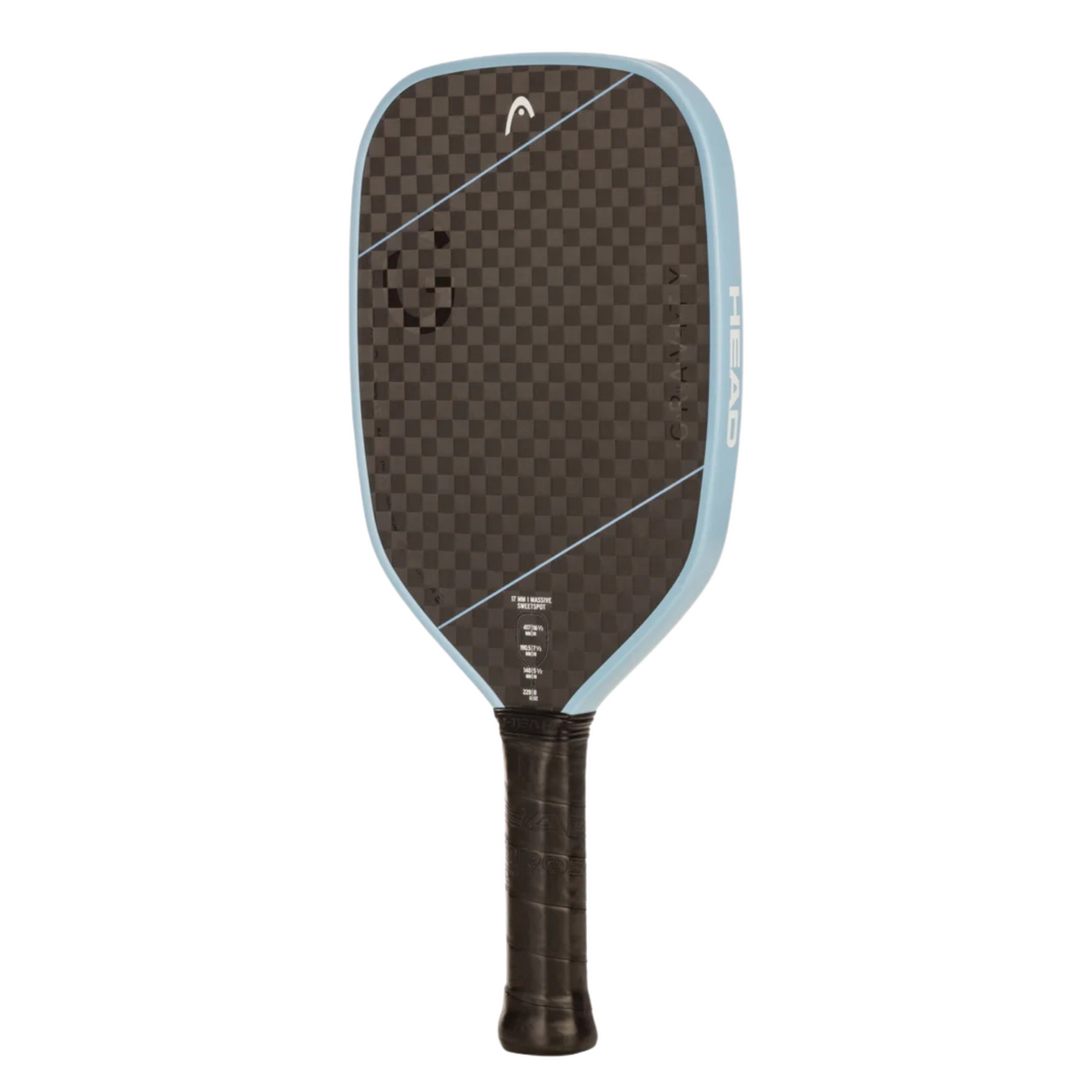 Head Gravity Tour EX 2025 Pickleball, Black/Light Blue, back view