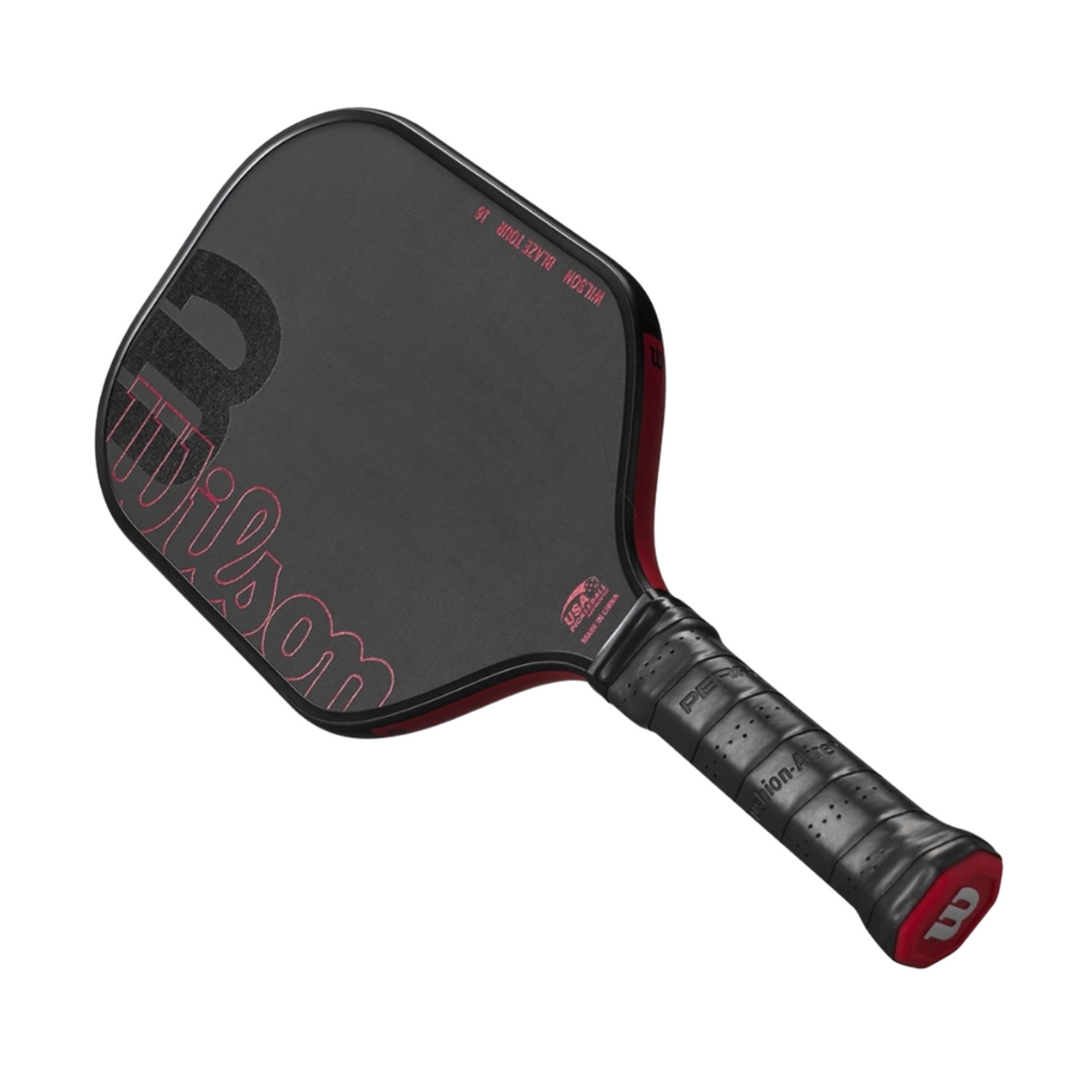 Wilson Blaze Tour 16mm Back/Red, Black, side view